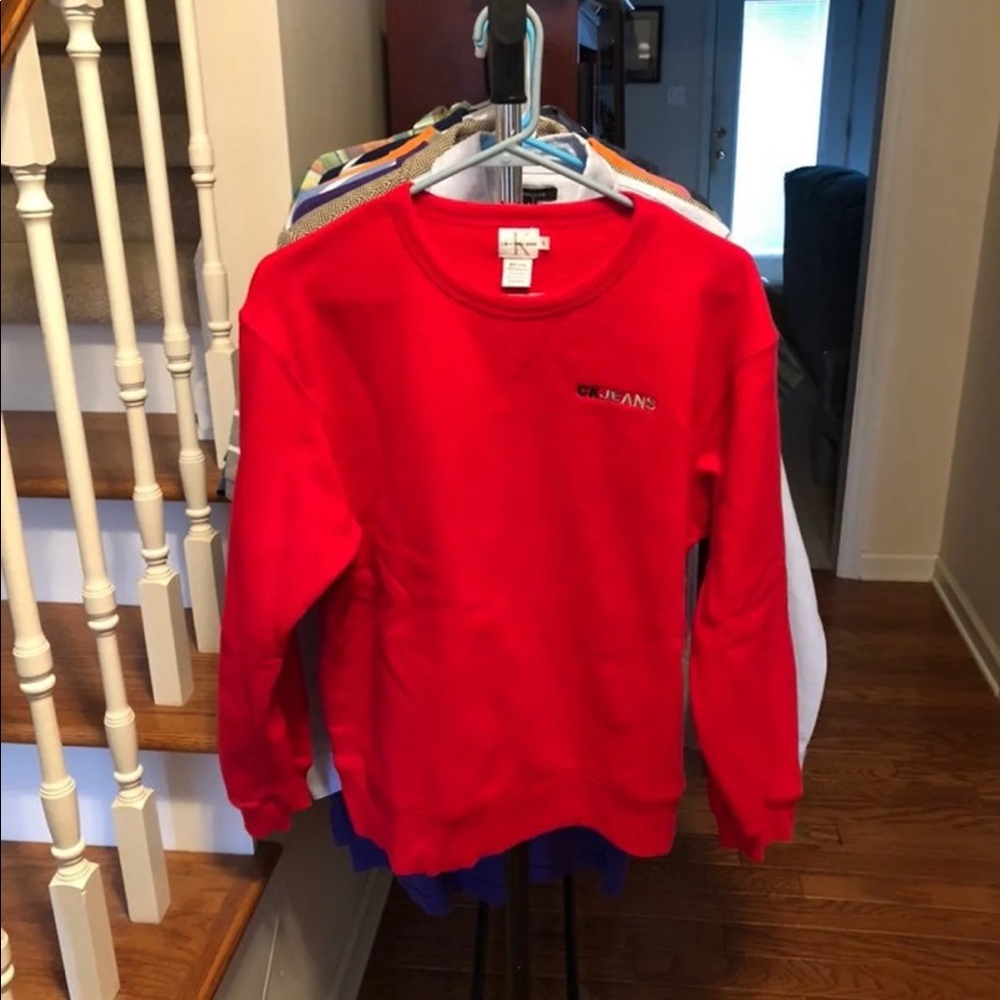 Vintage Calvin Klein sweatshirt in red Size S